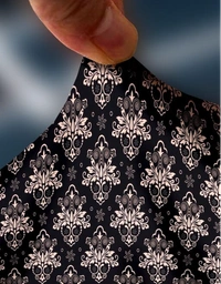 Black Colour 3d Printed 2 Seater Elastic Strechable Sofa Cover SlipCover For Living Room and Room - Single Seater, Black, Polycoton, 3dPrinted, Multipack 1